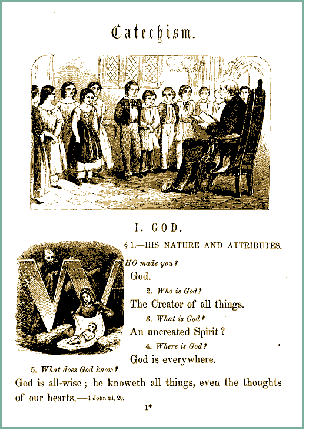 1855 catechism, first page